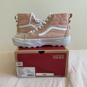 Vans Pink Sk8-Hi Tapered High Tops